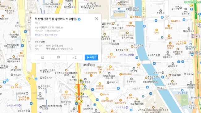 범일역 더샵 사업지 주변 참고 지도